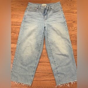 Madewell Curvy Perfect Vintage Wide-Leg Crop Jeans